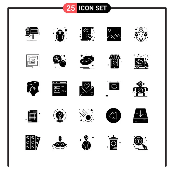 Set Universal Creative Icons Simply Vector Illustrations Web Mobile Apps — Stock Vector