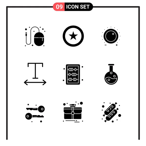 Conjunto Iconos Creativos Universales Simplemente Vector Ilustraciones Para Aplicaciones Web — Archivo Imágenes Vectoriales