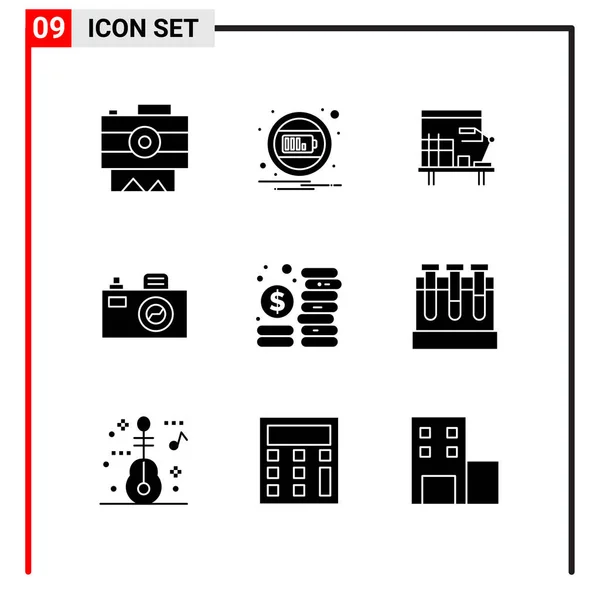 Set Universal Creative Icons Simply Vector Illustrations Web Mobile Apps — Stock Vector