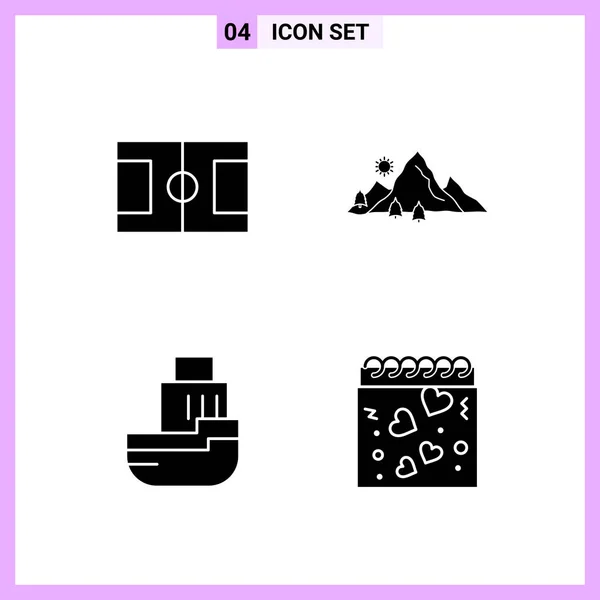 Set Universal Creative Icons Simply Vector Illustrations Web Mobile Apps — Stock Vector