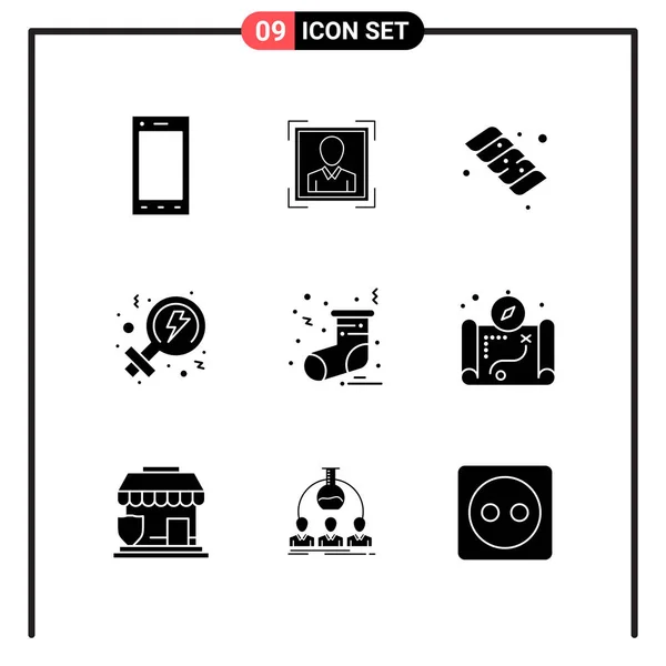 Set Universal Creative Icons Simply Vector Illustrations Web Mobile Apps — Stock Vector