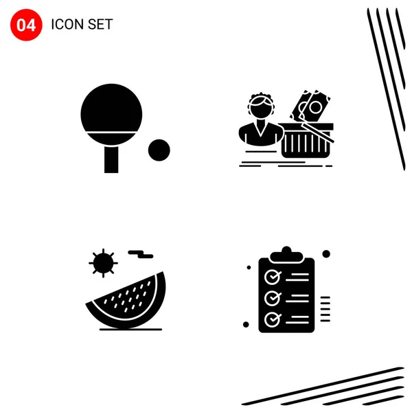 Conjunto Iconos Creativos Universales Simplemente Vector Ilustraciones Para Aplicaciones Web — Vector de stock