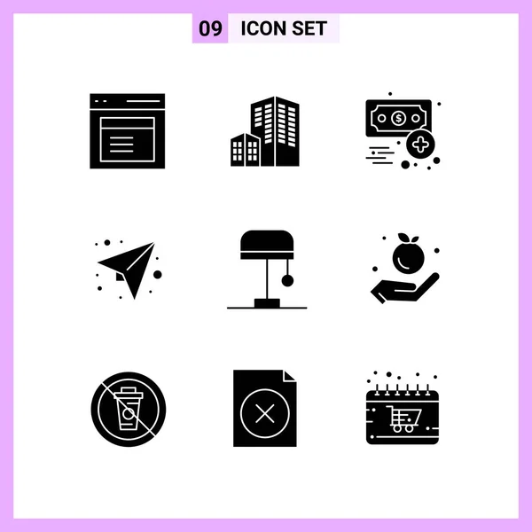 Conjunto Iconos Creativos Universales Simplemente Vector Ilustraciones Para Aplicaciones Web — Vector de stock