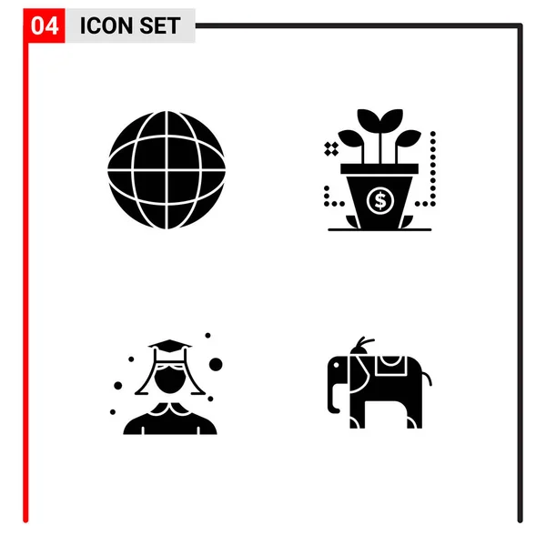 Set Universal Creative Icons Simply Vector Illustrations Web Mobile Apps — Stock Vector