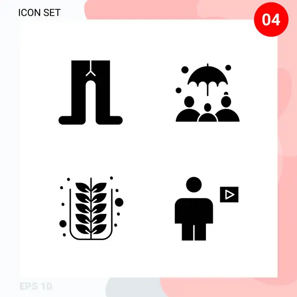 Set Universal Creative Icons Simply Vector Illustrations Web Mobile Apps — Stock Vector