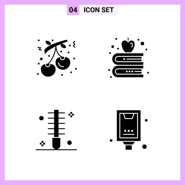 Set Dari Ikon Kreatif Universal Cukup Ilustrasi Vektor Untuk Aplikasi - Stok Vektor