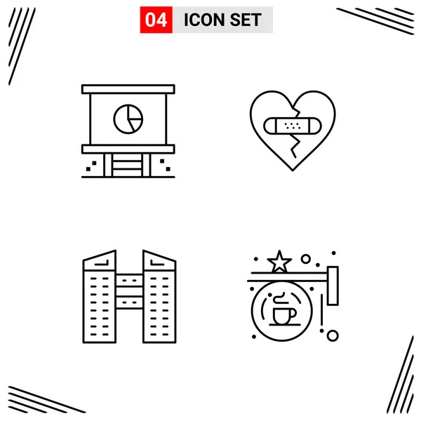 Set van 25 Universele Business Iconen Vector — Stockvector