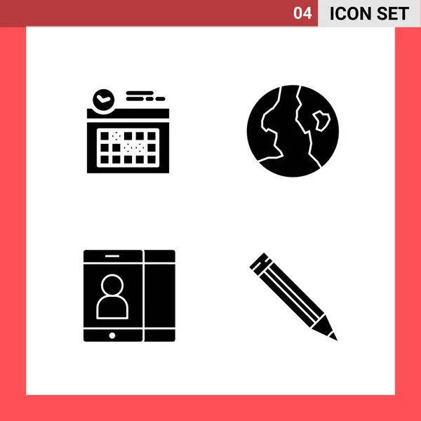 Set de 25 iconos de negocio universales Vector — Vector de stock