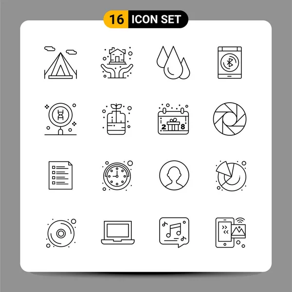 Set Universal Creative Icons Simply Vector Illustrations Web Mobile Apps — Stock Vector