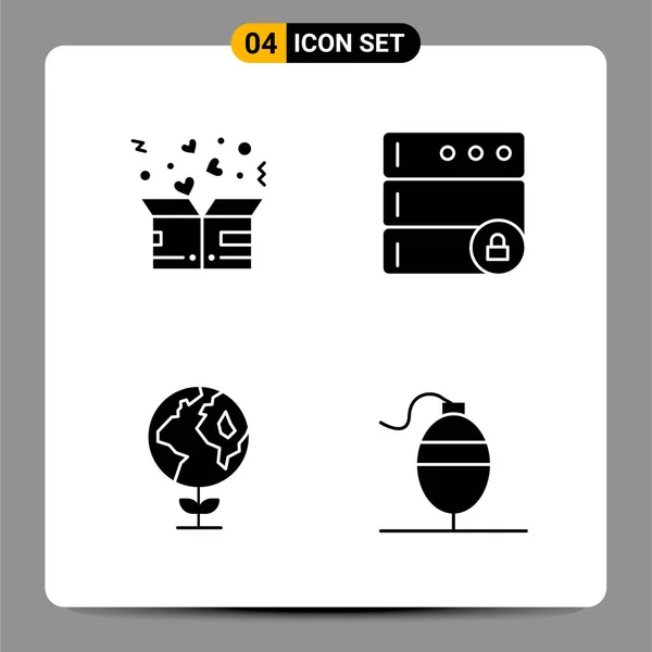 Conjunto Iconos Creativos Universales Simplemente Vector Ilustraciones Para Aplicaciones Web — Archivo Imágenes Vectoriales