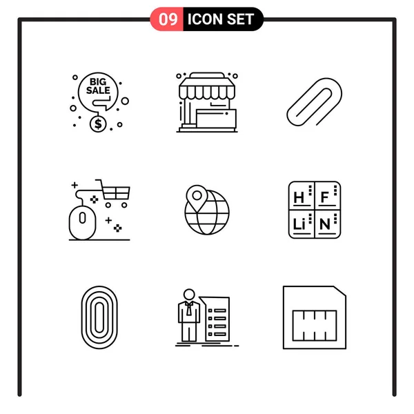 Set de 25 iconos de negocio universales Vector — Archivo Imágenes Vectoriales