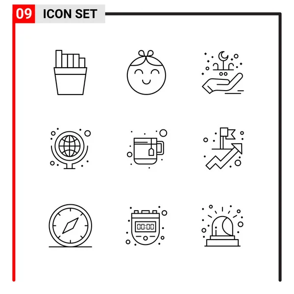 Set de 25 iconos de negocio universales Vector — Vector de stock