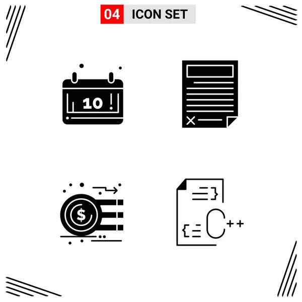 Set Universal Creative Icons Simply Vector Illustrations Web Mobile Apps — Stock Vector