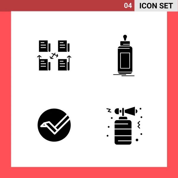 Set Universal Creative Icons Simply Vector Illustrations Web Mobile Apps — Stock Vector