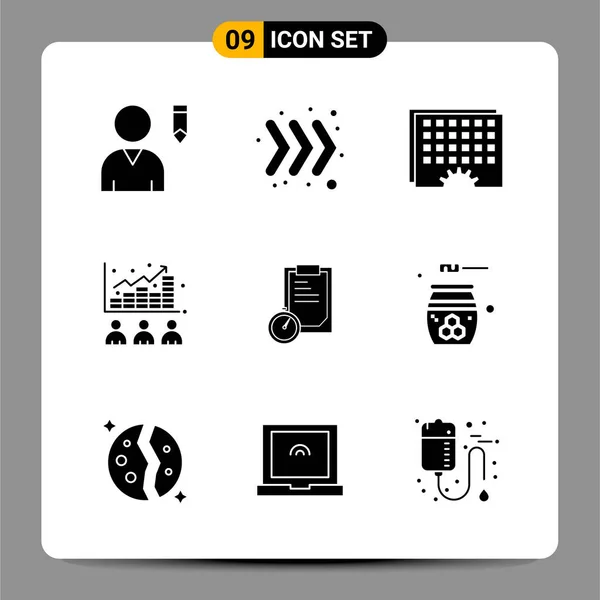 Creative Icons Set Design White Background — Stock Vector