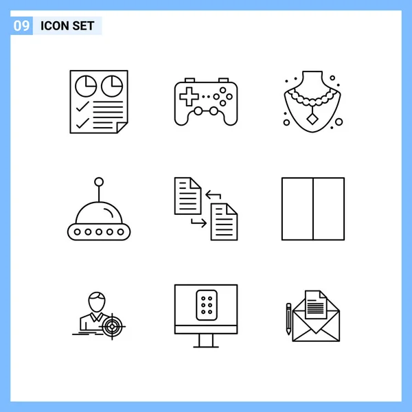 Set dari 25 Universal Business Icons Vector - Stok Vektor