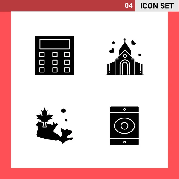 Conjunto Iconos Creativos Universales Simplemente Vector Ilustraciones Para Aplicaciones Web — Vector de stock