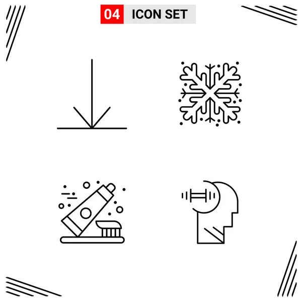 Set Universal Creative Icons Simply Vector Illustrations Web Mobile Apps — Stock Vector