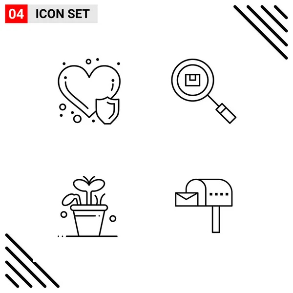 Set de 25 iconos de negocio universales Vector — Vector de stock