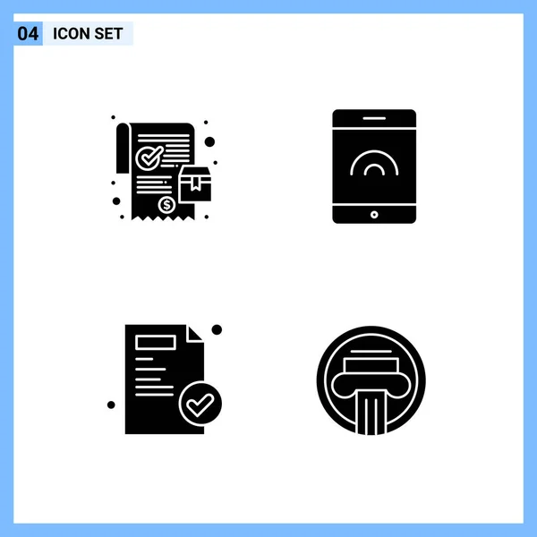 Set Universal Creative Icons Simply Vector Illustrations Web Mobile Apps — Stock Vector