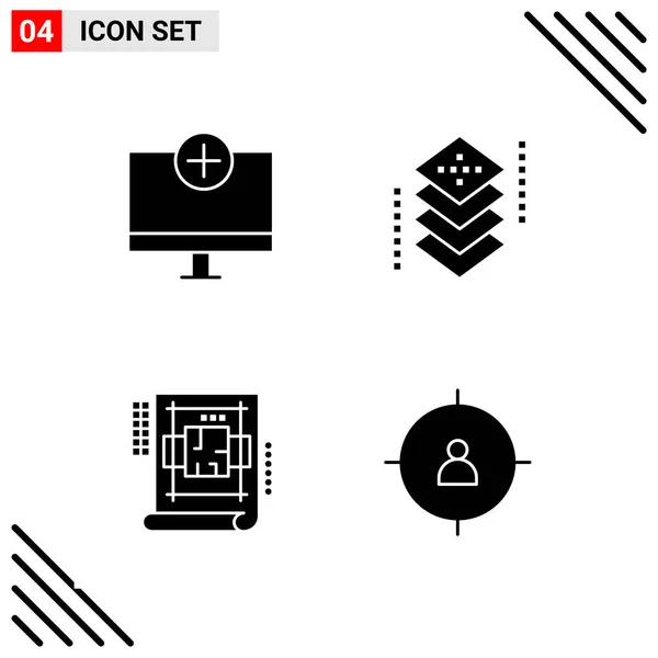 Set de 25 iconos de negocio universales Vector — Vector de stock