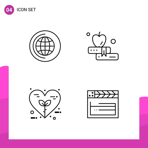 Set of 25 Universal Business Icons Vector — Stockový vektor