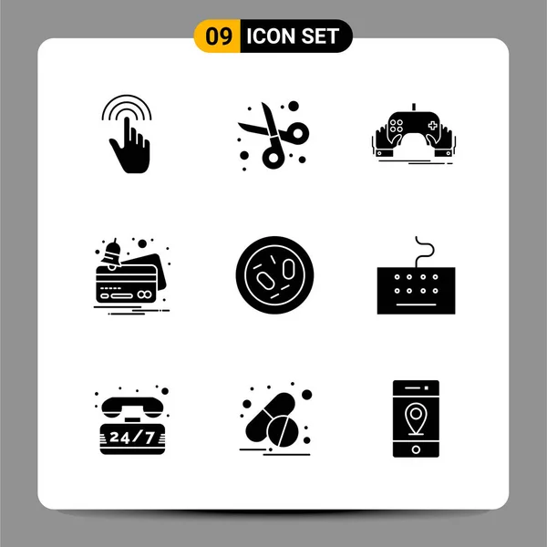 Conjunto Iconos Creativos Universales Simplemente Vector Ilustraciones Para Aplicaciones Web — Vector de stock