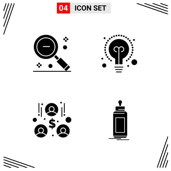 Set Universal Creative Icons Simply Vector Illustrations Web Mobile Apps — Stock Vector