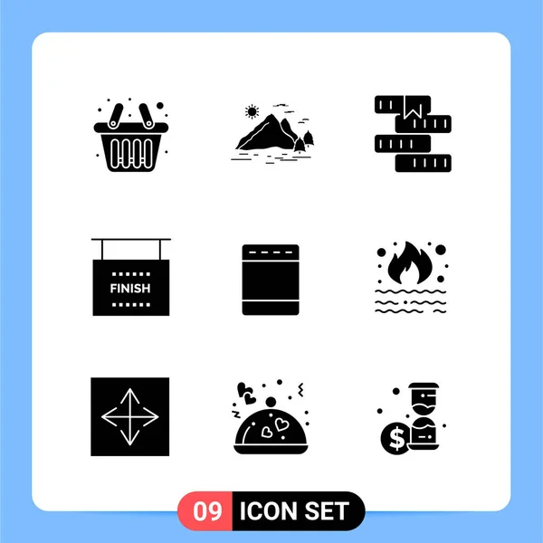 Set Universal Creative Icons Simply Vector Illustrations Web Mobile Apps — Stock Vector