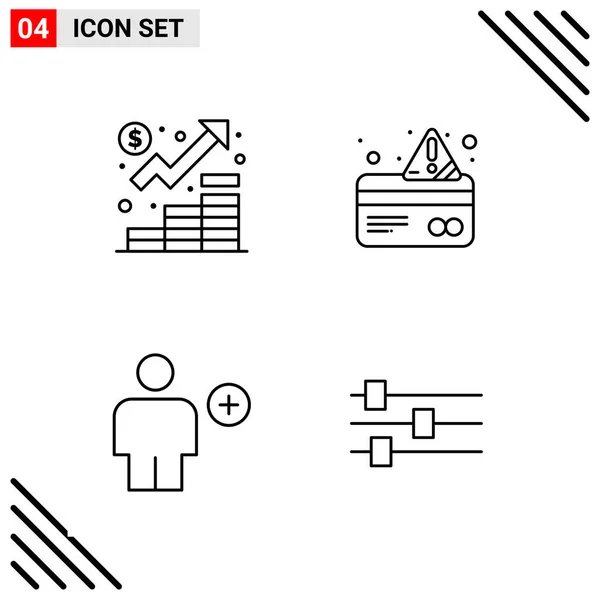 Set of 25 Universal Business Icons Vector — Stock Vector