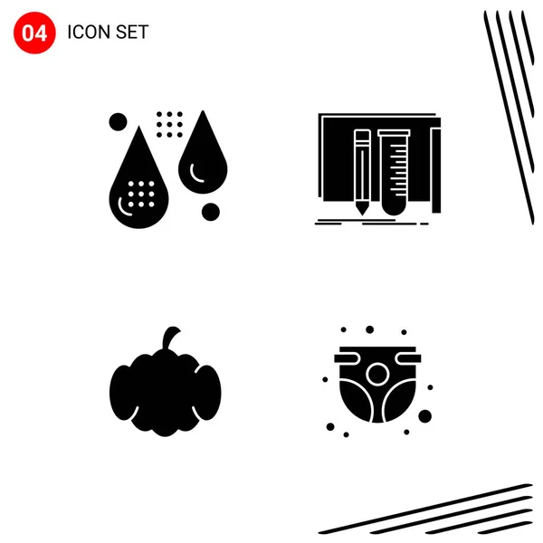 Conjunto Iconos Creativos Universales Simplemente Vector Ilustraciones Para Aplicaciones Web — Archivo Imágenes Vectoriales