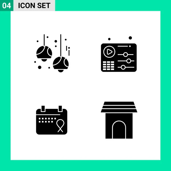 Set Universal Creative Icons Simply Vector Illustrations Web Mobile Apps — Stock Vector