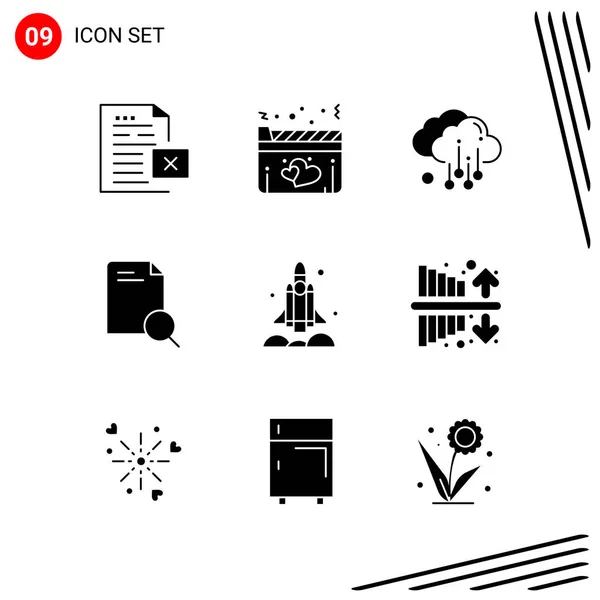 Set of 25 Universal Business Icons Vector — Stockový vektor