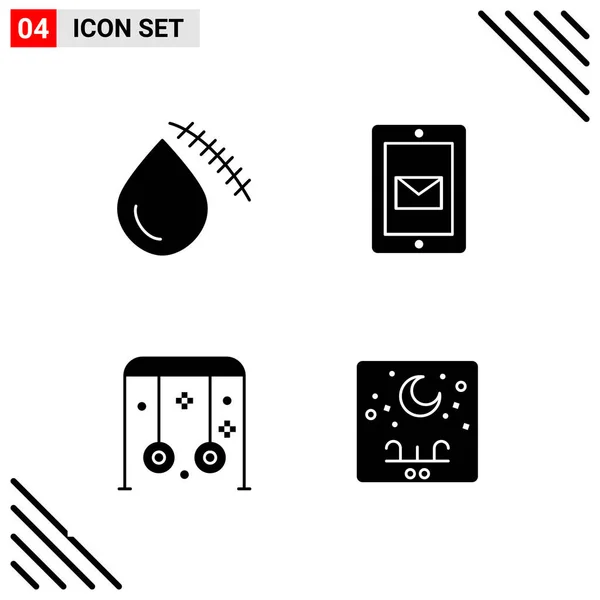 Set Universal Creative Icons Simply Vector Illustrations Web Mobile Apps — Stock Vector