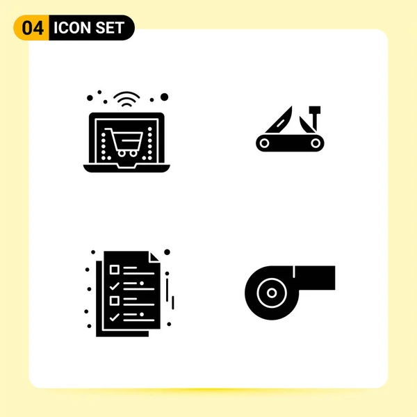 Conjunto Iconos Creativos Universales Simplemente Vector Ilustraciones Para Aplicaciones Web — Vector de stock