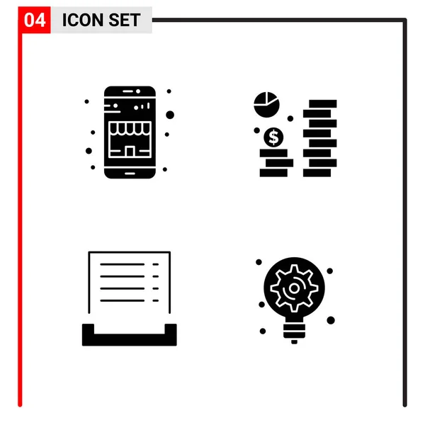 Set Universal Creative Icons Simply Vector Illustrations Web Mobile Apps — Stock Vector