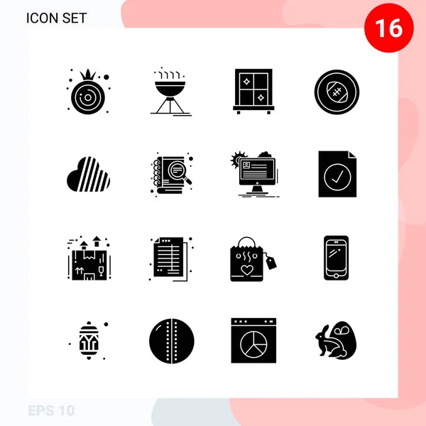 Set Dari Ikon Kreatif Universal Cukup Ilustrasi Vektor Untuk Aplikasi - Stok Vektor