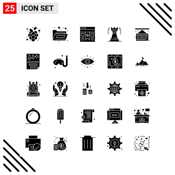 Set Universal Creative Icons Simply Vector Illustrations Web Mobile Apps — Stock Vector