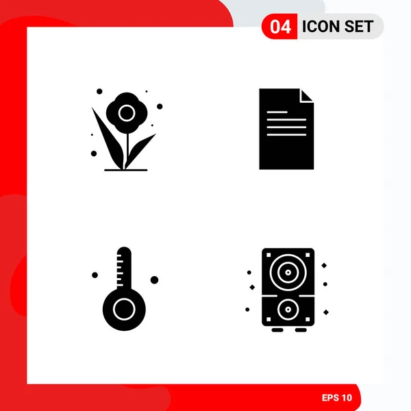 Conjunto Iconos Creativos Universales Simplemente Vector Ilustraciones Para Aplicaciones Web — Vector de stock