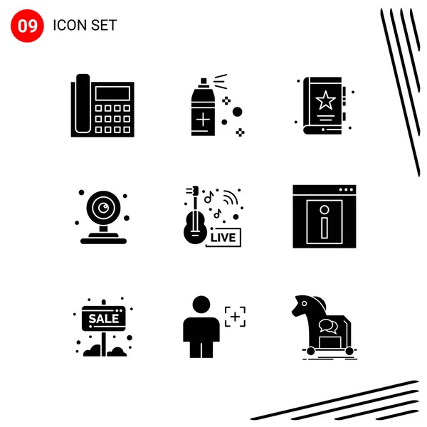 Set de 25 iconos de negocio universales Vector — Vector de stock