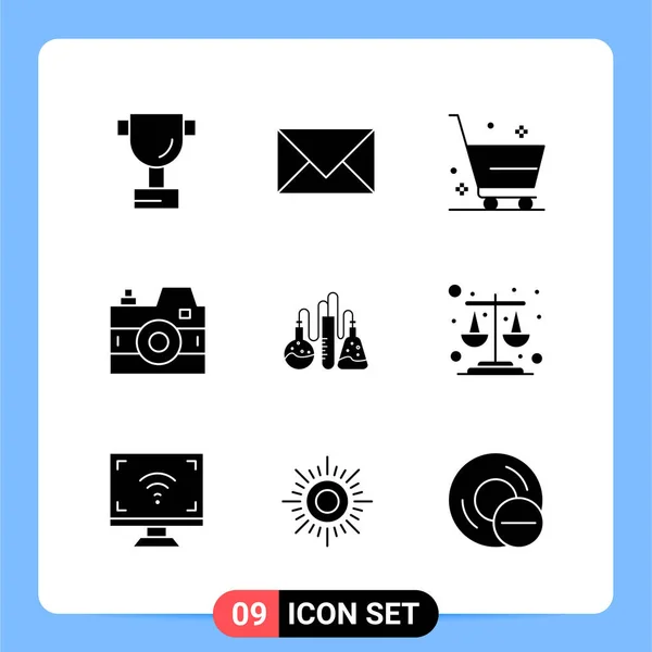 Conjunto Iconos Creativos Universales Simplemente Vector Ilustraciones Para Aplicaciones Web — Archivo Imágenes Vectoriales