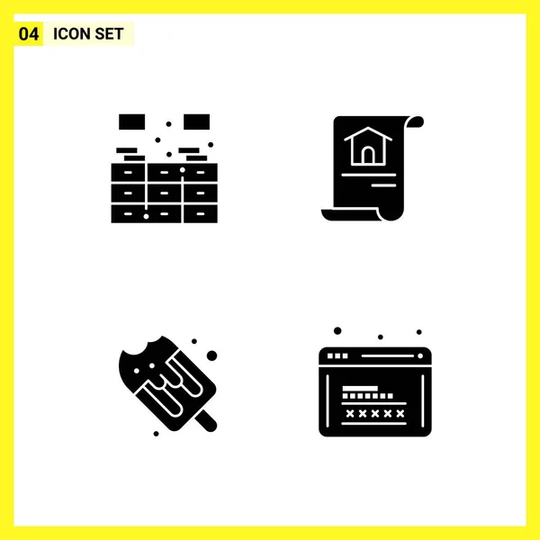 Set Universal Creative Icons Simply Vector Illustrations Web Mobile Apps — Stock Vector