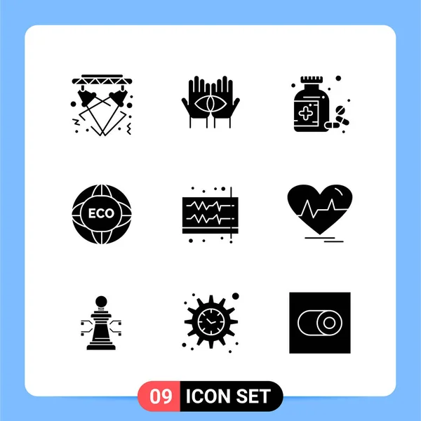 Conjunto Iconos Creativos Universales Simplemente Vector Ilustraciones Para Aplicaciones Web — Vector de stock