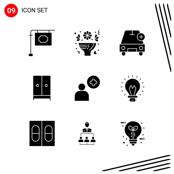 Set Universal Creative Icons Simply Vector Illustrations Web Mobile Apps — Stock Vector