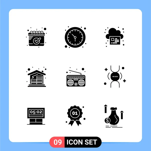 Set de 25 iconos de negocio universales Vector — Vector de stock