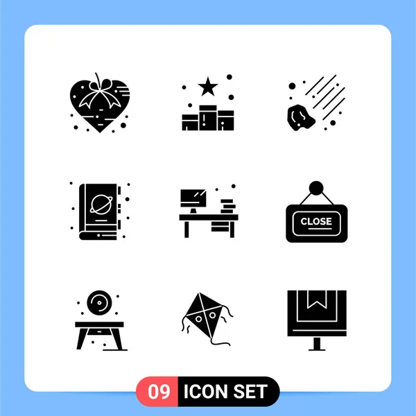 Conjunto Iconos Creativos Universales Simplemente Vector Ilustraciones Para Aplicaciones Web — Vector de stock