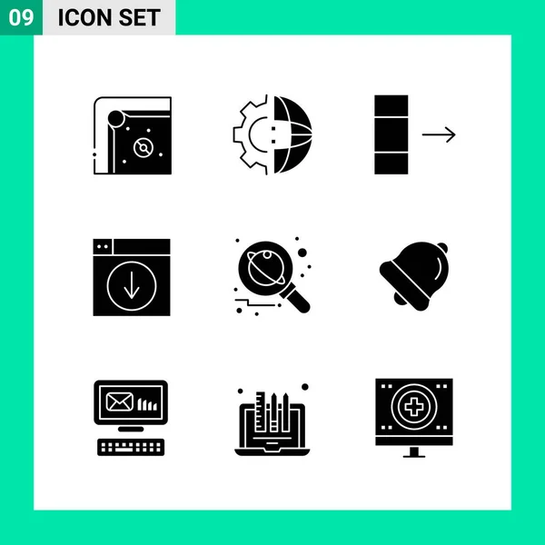 Set Universal Creative Icons Simply Vector Illustrations Web Mobile Apps — Stock Vector