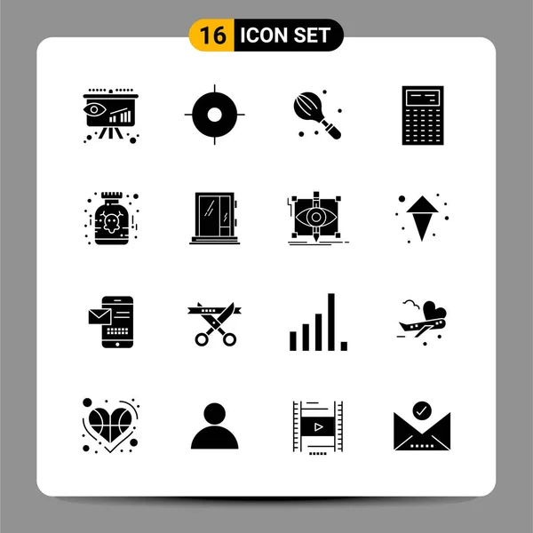 Set Universal Creative Icons Simply Vector Illustrations Web Mobile Apps — Stock Vector