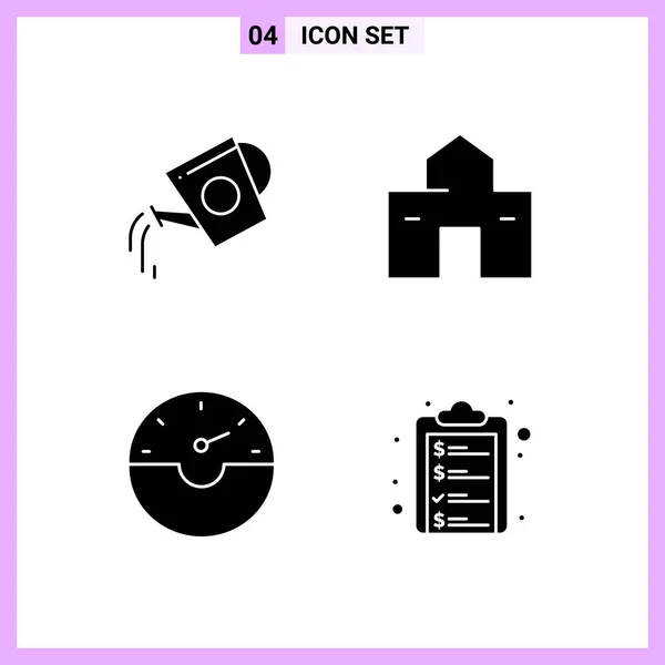 Conjunto Iconos Creativos Universales Simplemente Vector Ilustraciones Para Aplicaciones Web — Archivo Imágenes Vectoriales