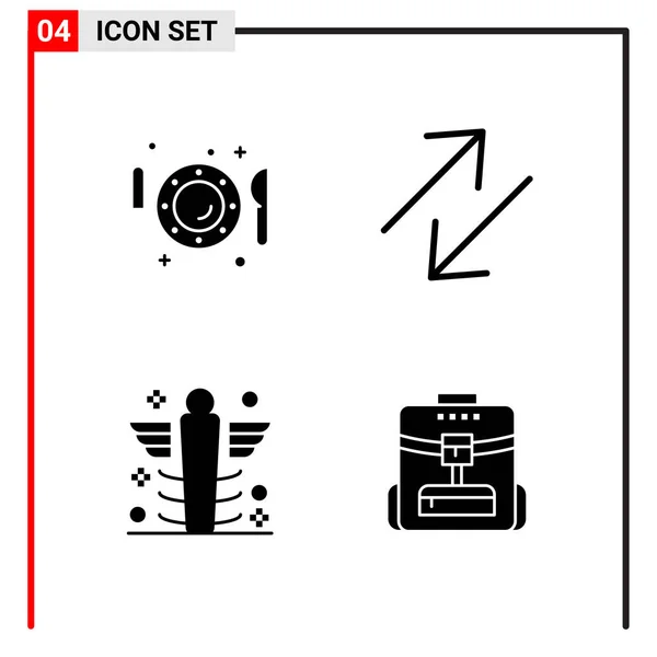 Set Universal Creative Icons Simply Vector Illustrations Web Mobile Apps — Stock Vector